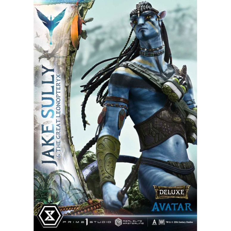 Prime 1 Studio Avatar - Jake Sully & Der große Leonopteryx Deluxe Version 1/4