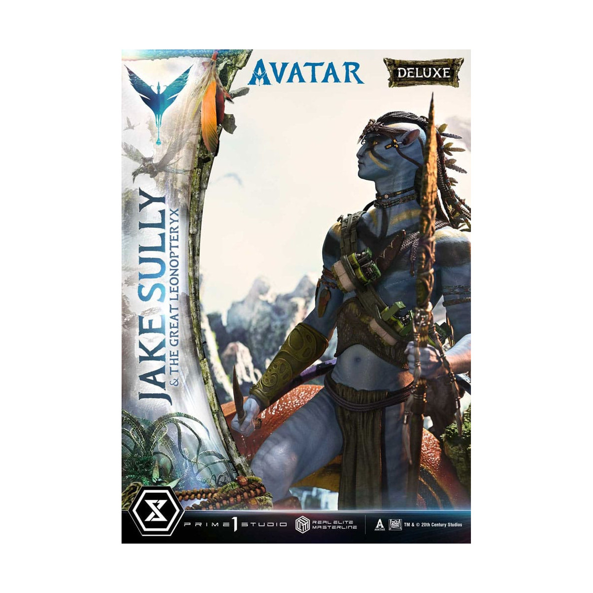 Prime 1 Studio Avatar - Jake Sully & Der große Leonopteryx Deluxe Version 1/4