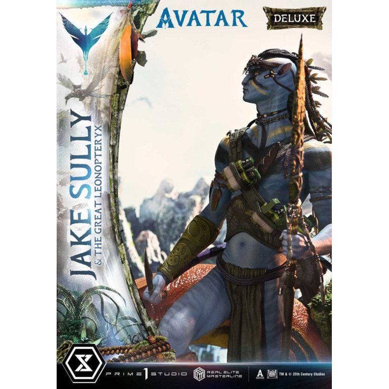 Prime 1 Studio Avatar - Jake Sully & Der große Leonopteryx Deluxe Version 1/4