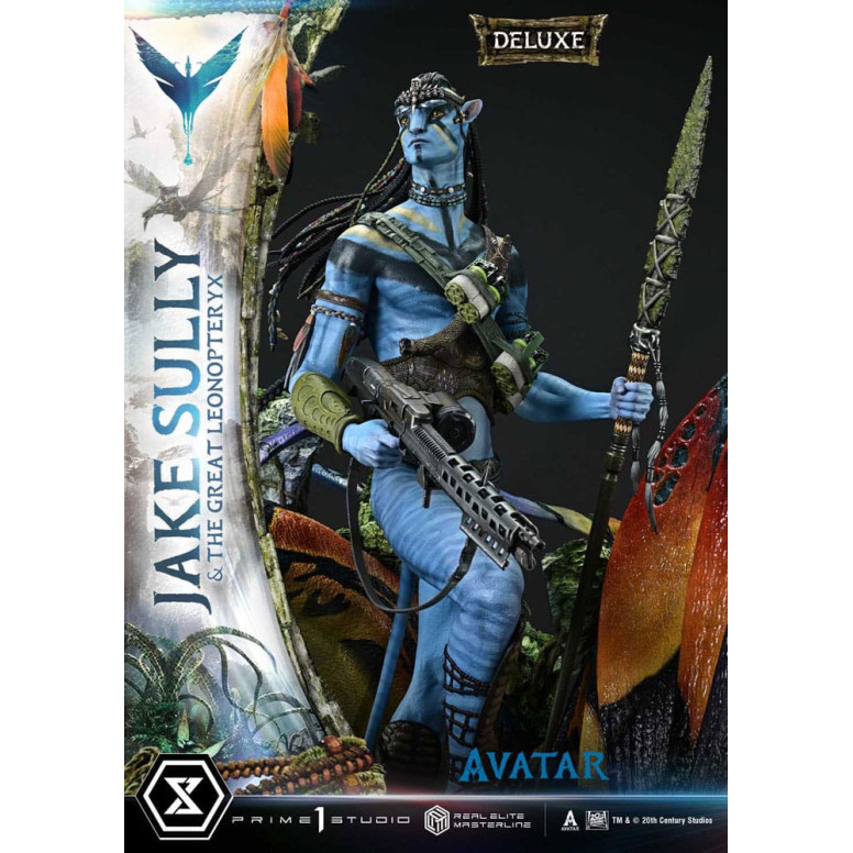 Prime 1 Studio Avatar - Jake Sully & Der große Leonopteryx Deluxe Version 1/4