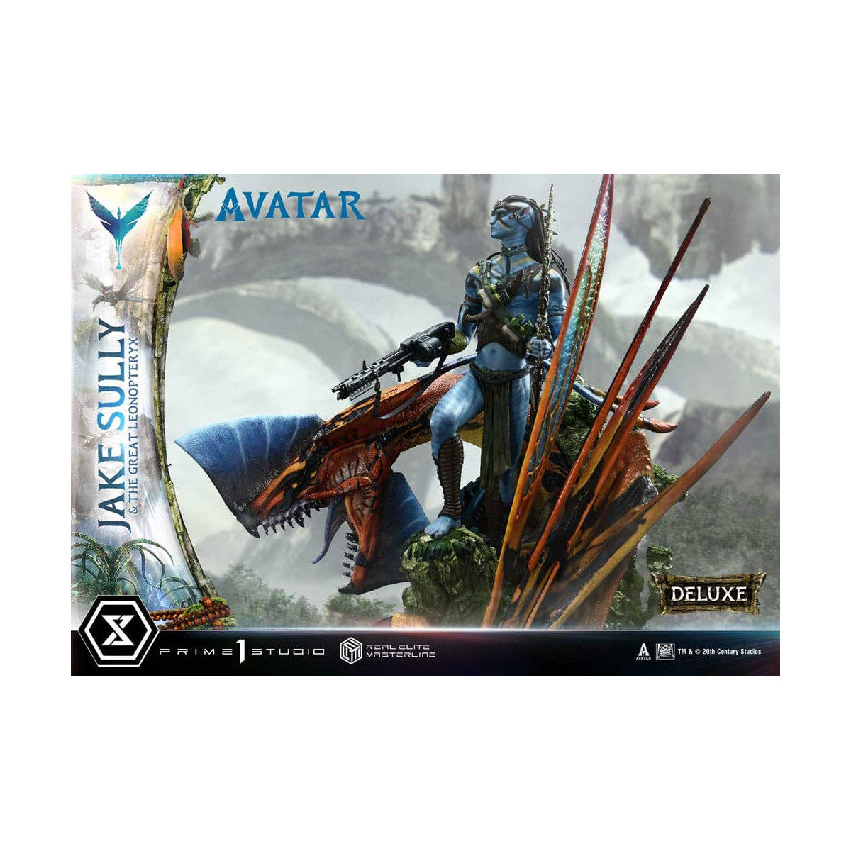 Prime 1 Studio Avatar - Jake Sully & Der große Leonopteryx Deluxe Version 1/4