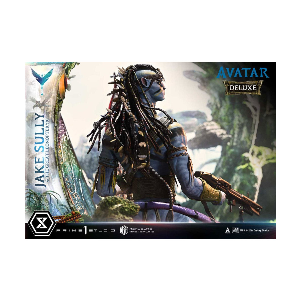 Prime 1 Studio Avatar - Jake Sully & Der große Leonopteryx Deluxe Version 1/4