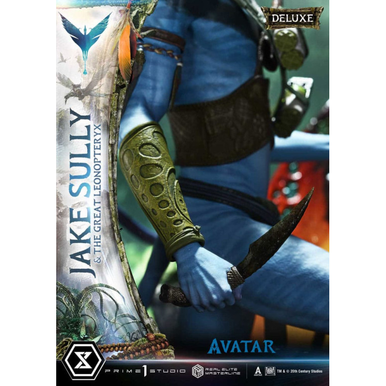 Prime 1 Studio Avatar - Jake Sully & Der große Leonopteryx Deluxe Version 1/4