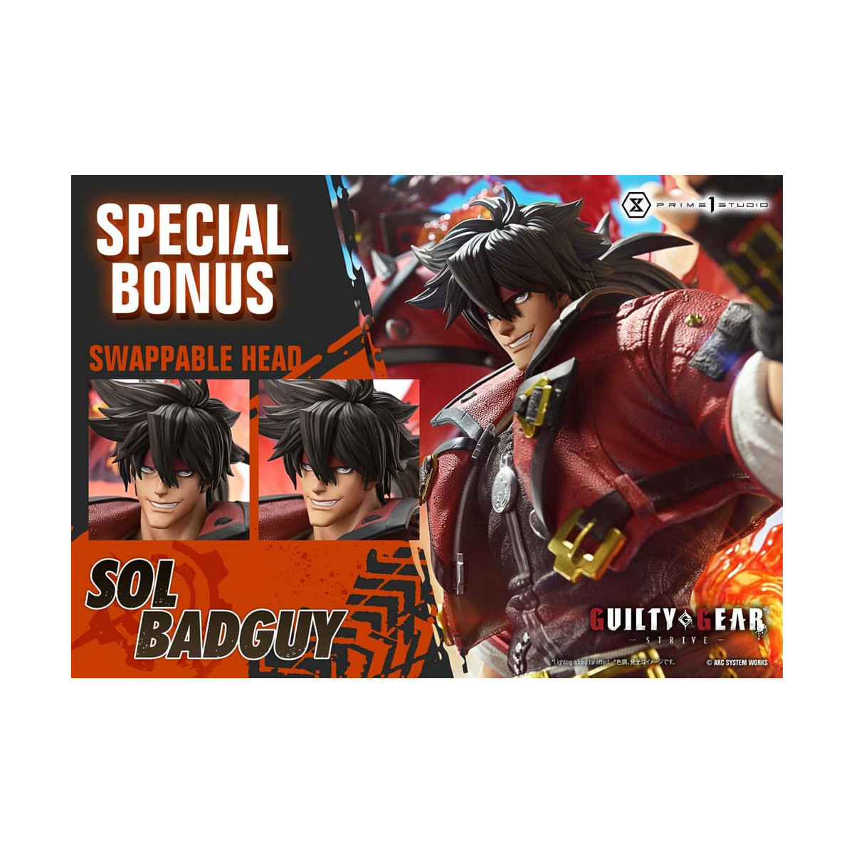Prime 1 Studio - Guilty Gear Strive - Sol Badguy Bonus Version Premium Masterline Serie 1/4