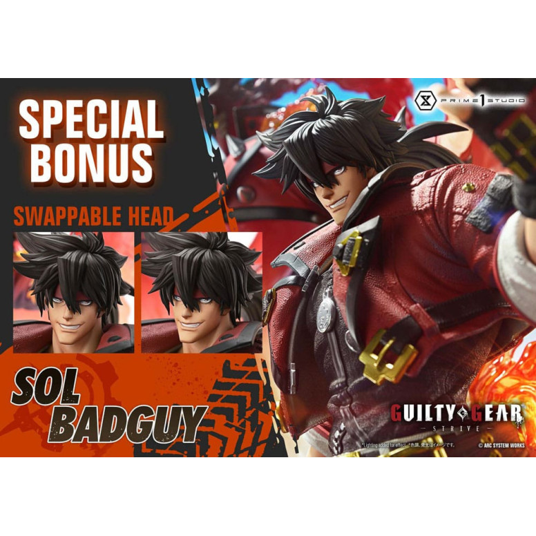 Prime 1 Studio - Guilty Gear Strive - Sol Badguy Bonus Version Premium Masterline Serie 1/4