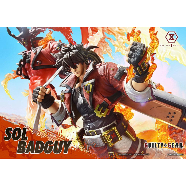 Prime 1 Studio - Guilty Gear Strive - Sol Badguy Bonus Version Premium Masterline Serie 1/4