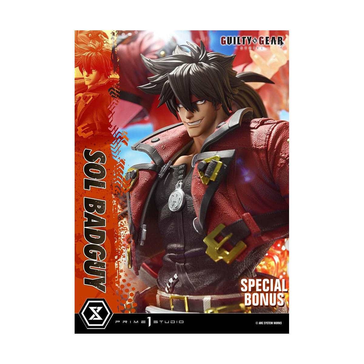 Prime 1 Studio - Guilty Gear Strive - Sol Badguy Bonus Version Premium Masterline Serie 1/4