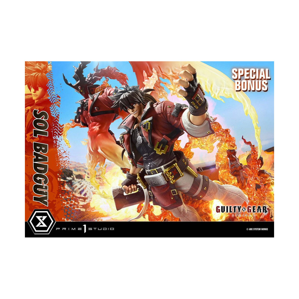 Prime 1 Studio - Guilty Gear Strive - Sol Badguy Bonus Version Premium Masterline Serie 1/4