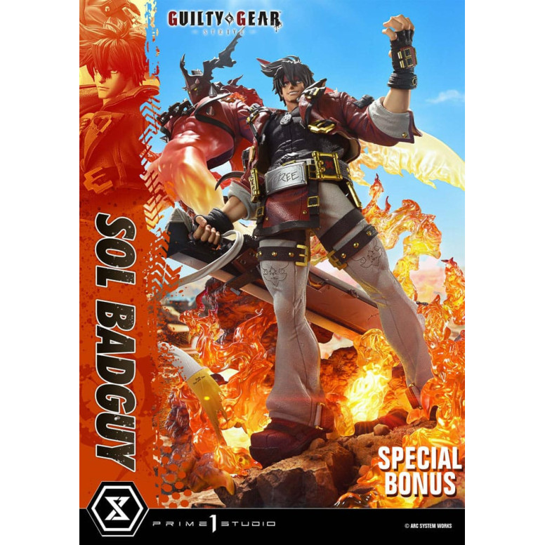 Prime 1 Studio - Guilty Gear Strive - Sol Badguy Bonus Version Premium Masterline Serie 1/4