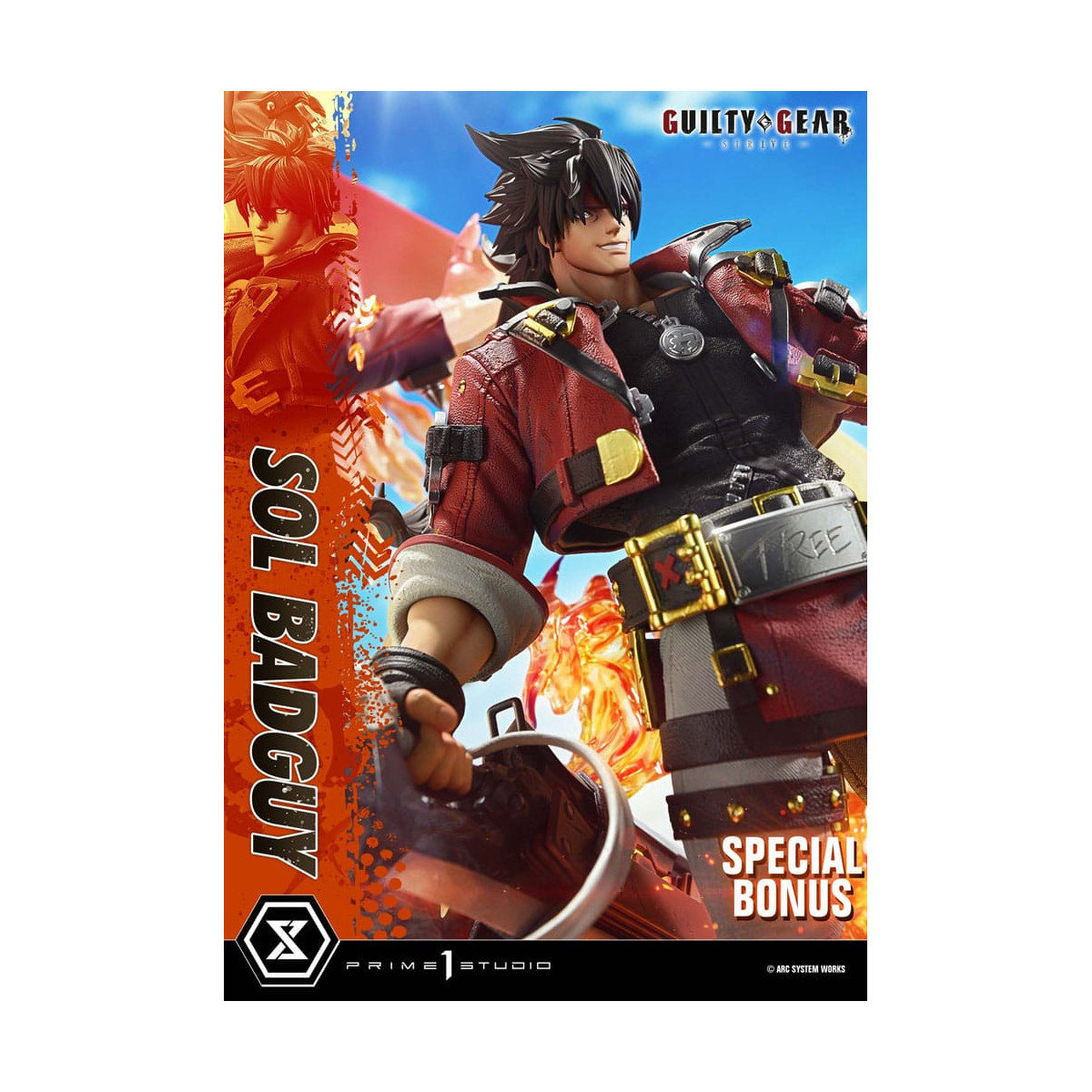 Prime 1 Studio - Guilty Gear Strive - Sol Badguy Bonus Version Premium Masterline Serie 1/4