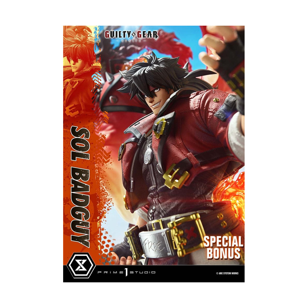 Prime 1 Studio - Guilty Gear Strive - Sol Badguy Bonus Version Premium Masterline Serie 1/4
