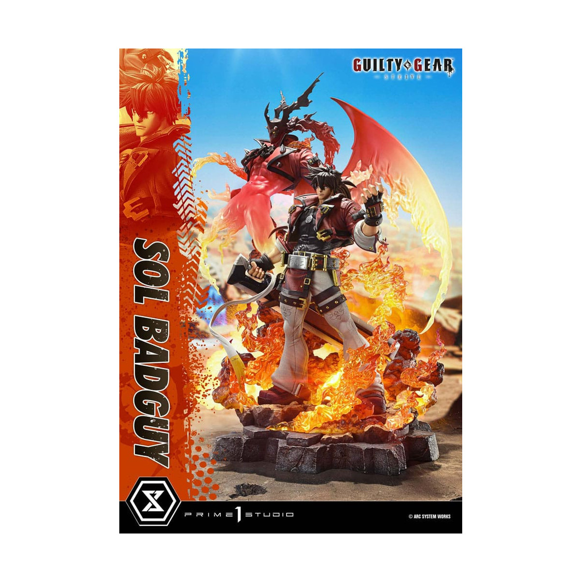 Prime 1 Studio - Guilty Gear Strive - Sol Badguy Bonus Version Premium Masterline Serie 1/4