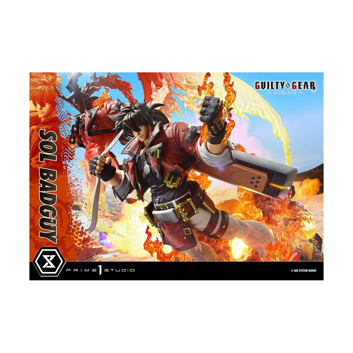 Prime 1 Studio - Guilty Gear Strive - Sol Badguy Bonus Version Premium Masterline Serie 1/4