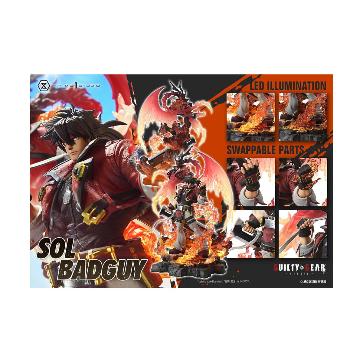 Prime 1 Studio - Guilty Gear Strive - Sol Badguy Bonus Version Premium Masterline Serie 1/4