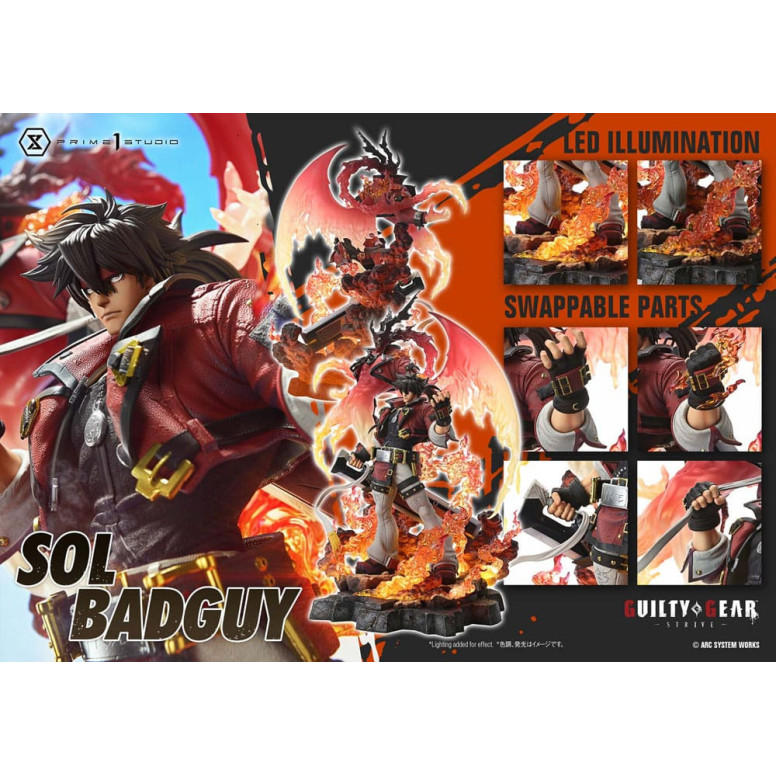 Prime 1 Studio - Guilty Gear Strive - Sol Badguy Bonus Version Premium Masterline Serie 1/4