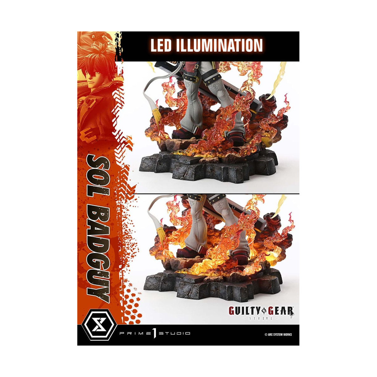 Prime 1 Studio - Guilty Gear Strive - Sol Badguy Bonus Version Premium Masterline Serie 1/4