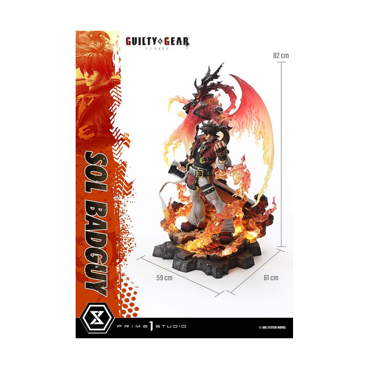 Prime 1 Studio - Guilty Gear Strive - Sol Badguy Bonus Version Premium Masterline Serie 1/4