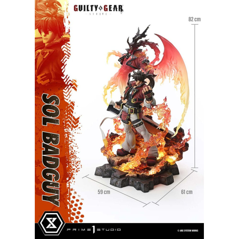 Prime 1 Studio - Guilty Gear Strive - Sol Badguy Bonus Version Premium Masterline Serie 1/4