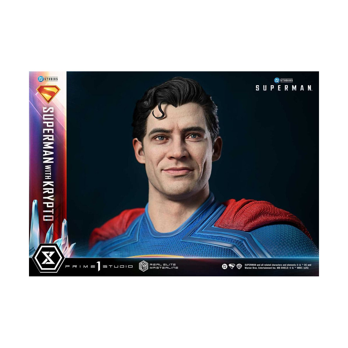 Prime 1 Studio - Superman mit Krypto Bonus Version - Real Elite Masterline Serie 1/3