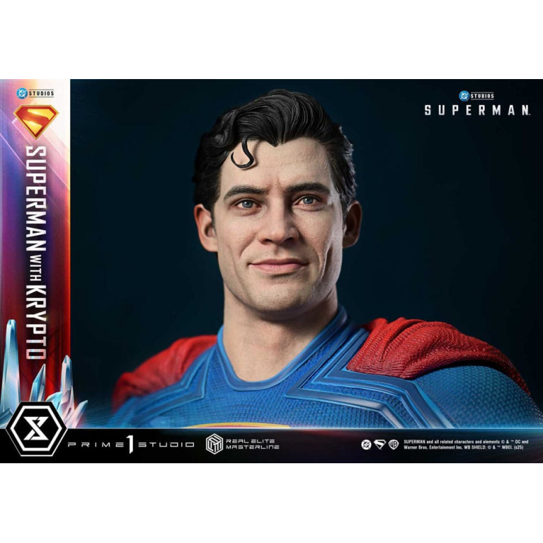 Prime 1 Studio - Superman mit Krypto Bonus Version - Real Elite Masterline Serie 1/3