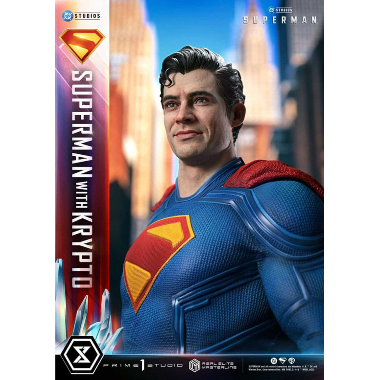 Prime 1 Studio - Superman mit Krypto - Real Elite Masterline Serie 1/3