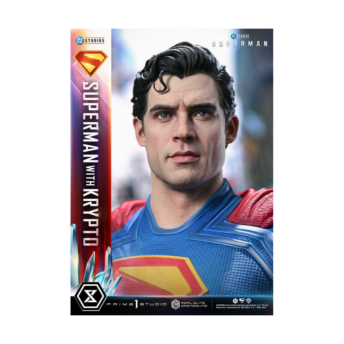 Prime 1 Studio - Superman mit Krypto - Real Elite Masterline Serie 1/3