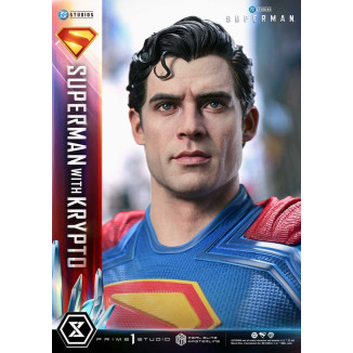 Prime 1 Studio - Superman mit Krypto - Real Elite Masterline Serie 1/3