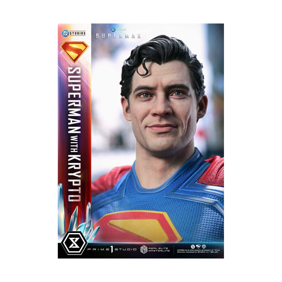 Prime 1 Studio - Superman mit Krypto - Real Elite Masterline Serie 1/3