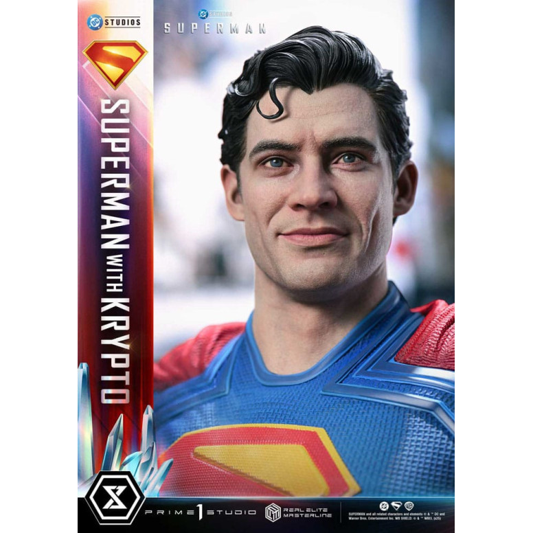 Prime 1 Studio - Superman mit Krypto - Real Elite Masterline Serie 1/3