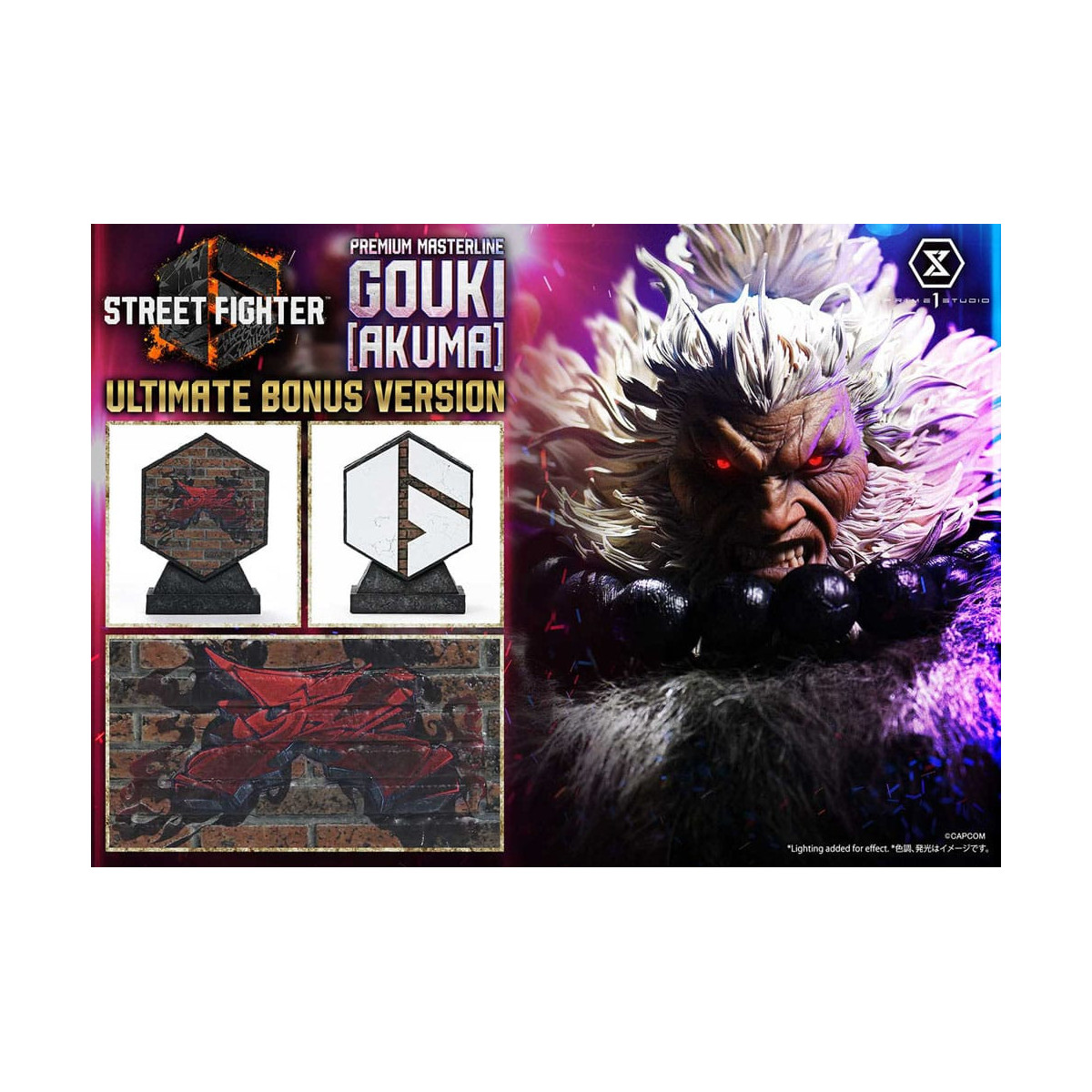 Prime 1 Studio - Street Fighter 6 - Akuma Ultimate Bonus Version Premium Masterline Serie 1/4