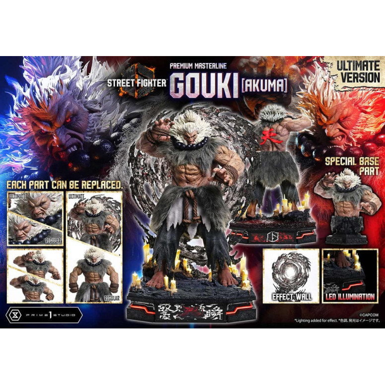 Prime 1 Studio - Street Fighter 6 - Akuma Ultimate Version Premium Masterline Serie 1/4