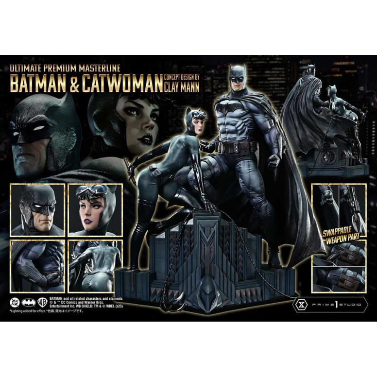 Prime 1 Studio - Batman & Catwoman (Konzeptentwurf von Clay Mann) - Ultimate Premium Masterline Serie 1/4