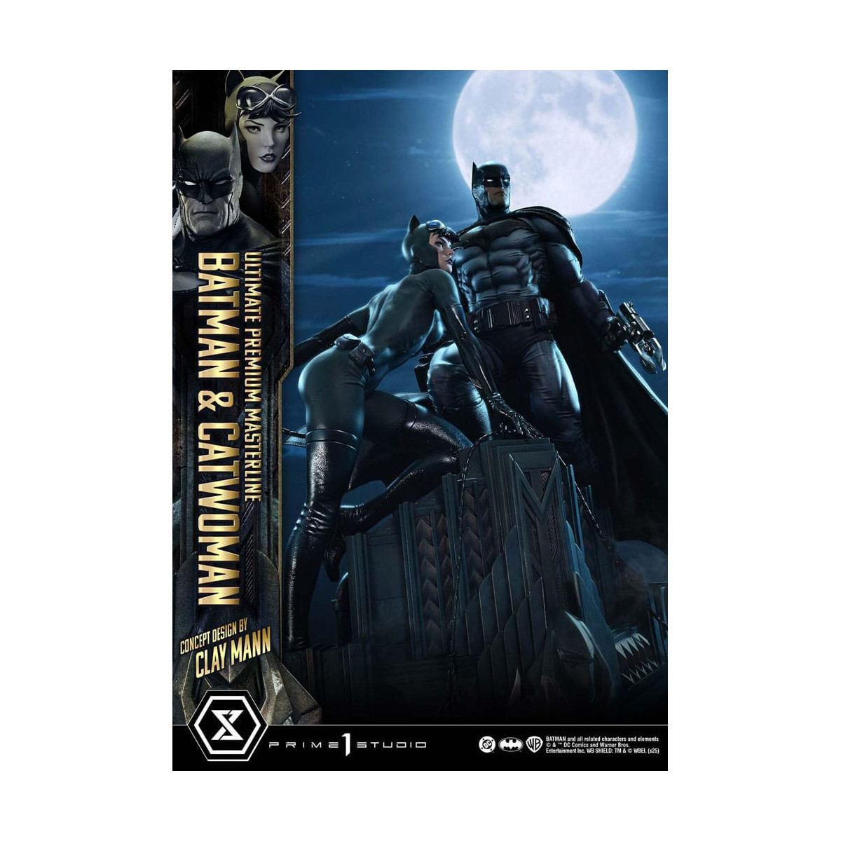 Prime 1 Studio - Batman & Catwoman (Konzeptentwurf von Clay Mann) - Ultimate Premium Masterline Serie 1/4