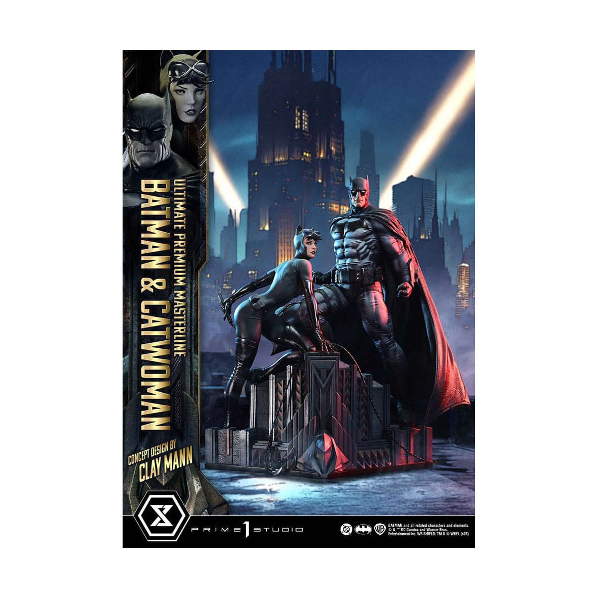 Prime 1 Studio - Batman & Catwoman (Konzeptentwurf von Clay Mann) - Ultimate Premium Masterline Serie 1/4