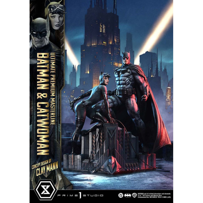 Prime 1 Studio - Batman & Catwoman (Konzeptentwurf von Clay Mann) - Ultimate Premium Masterline Serie 1/4