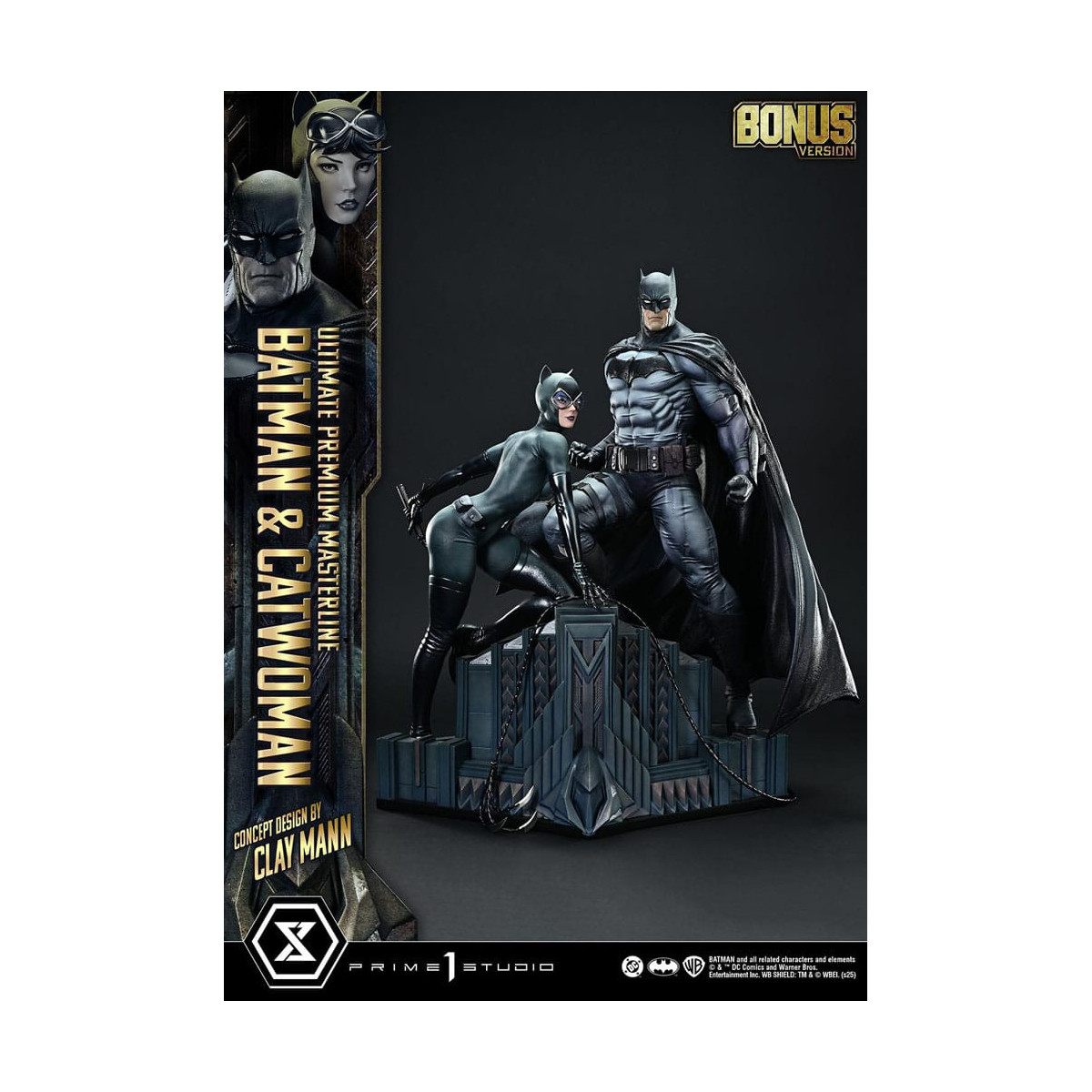 Prime 1 Studio - Batman & Catwoman (Konzeptdesign von Clay Mann) Bonus Version - Ultimate Premium Masterline Serie 1/4