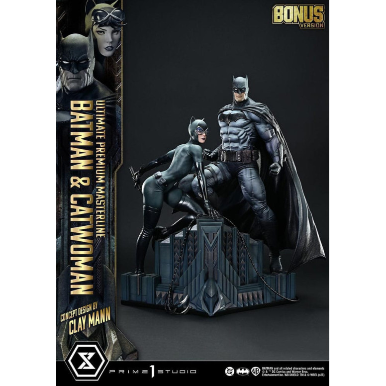 Prime 1 Studio - Batman & Catwoman (Konzeptdesign von Clay Mann) Bonus Version - Ultimate Premium Masterline Serie 1/4