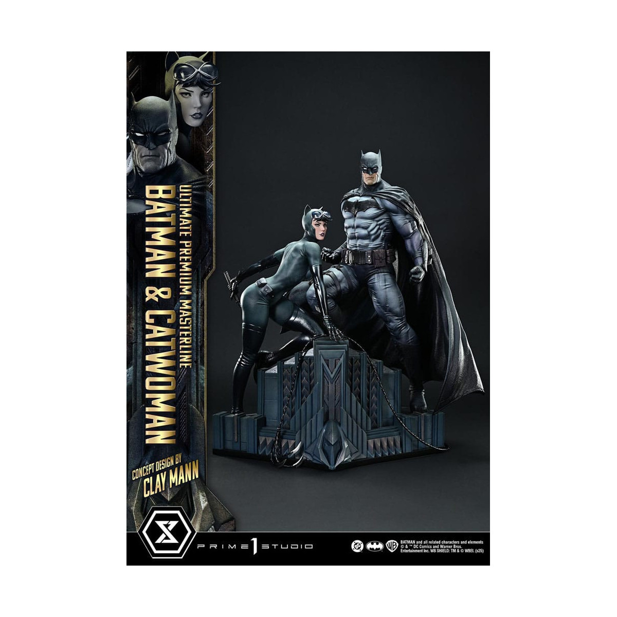 Prime 1 Studio - Batman & Catwoman (Konzeptdesign von Clay Mann) Bonus Version - Ultimate Premium Masterline Serie 1/4