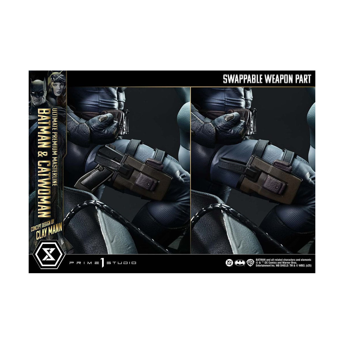 Prime 1 Studio - Batman & Catwoman (Konzeptdesign von Clay Mann) Bonus Version - Ultimate Premium Masterline Serie 1/4