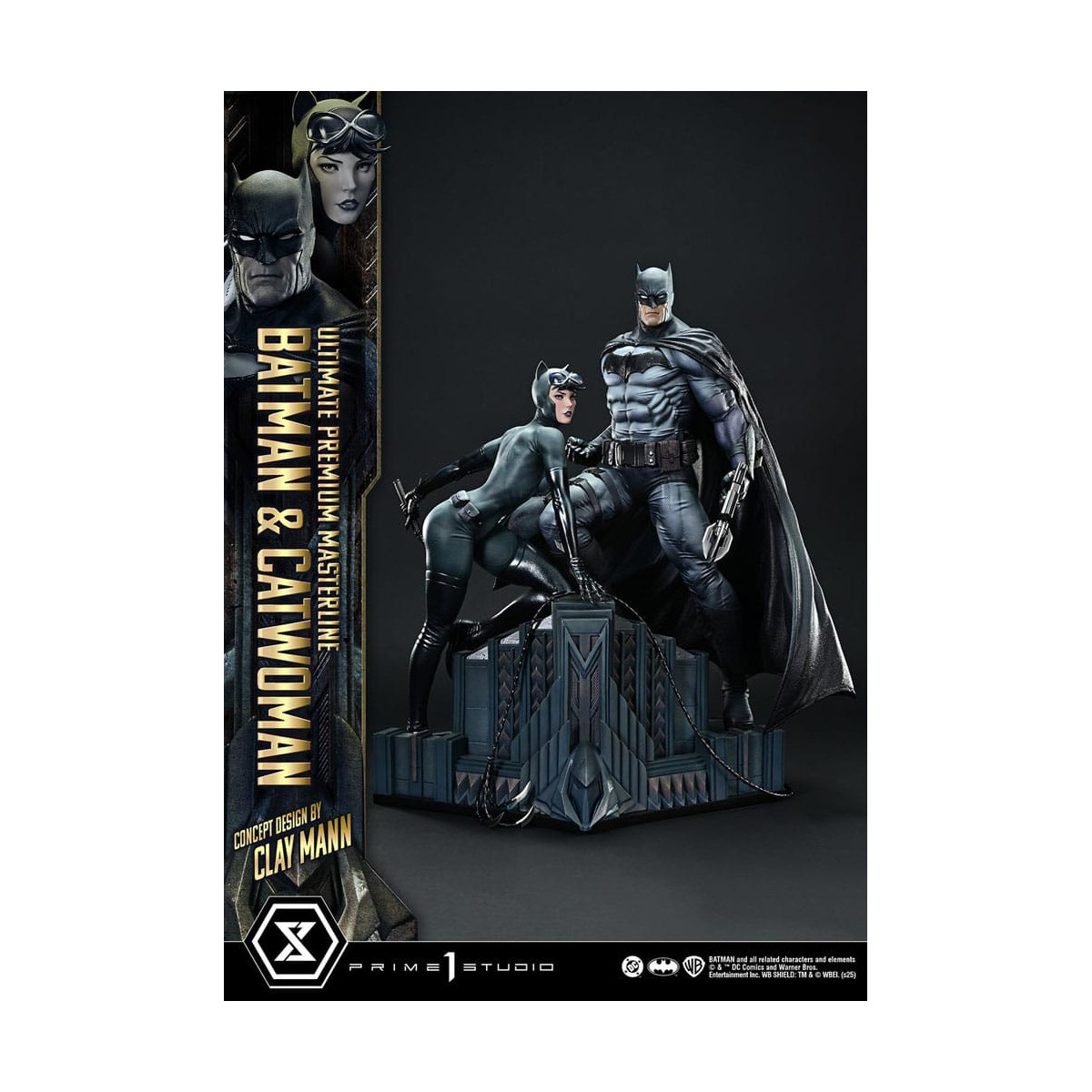 Prime 1 Studio - Batman & Catwoman (Konzeptdesign von Clay Mann) Bonus Version - Ultimate Premium Masterline Serie 1/4