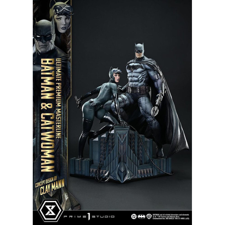 Prime 1 Studio - Batman & Catwoman (Konzeptdesign von Clay Mann) Bonus Version - Ultimate Premium Masterline Serie 1/4