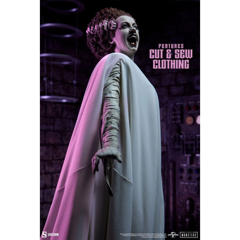 Sideshow Universal Monsters - Premium Format Frankensteins Braut 1/4 - The Bride of Frankenstein (Fabric Costume)
