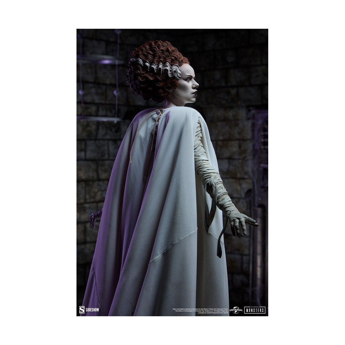 Sideshow Universal Monsters - Premium Format Frankensteins Braut 1/4 - The Bride of Frankenstein (Fabric Costume)