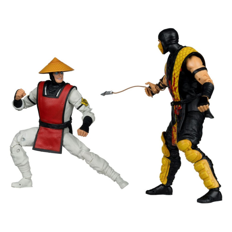 Mc Farlane - Mortal Kombat Klassics - Scorpion vs. Raiden 2-Pack 1/12