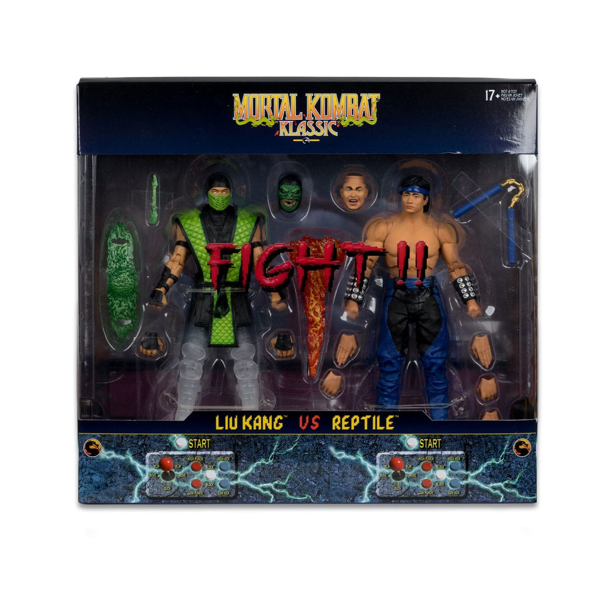 Mc Farlane - Mortal Kombat Klassics - Liu Kang vs. Reptile 2-Pack 1/12