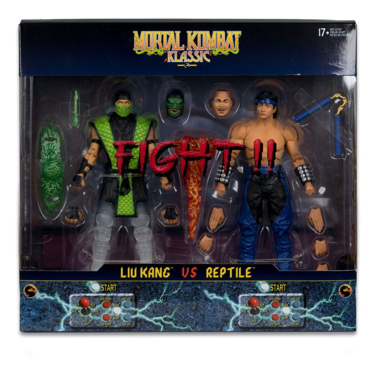 Mc Farlane - Mortal Kombat Klassics - Liu Kang vs. Reptile 2-Pack 1/12