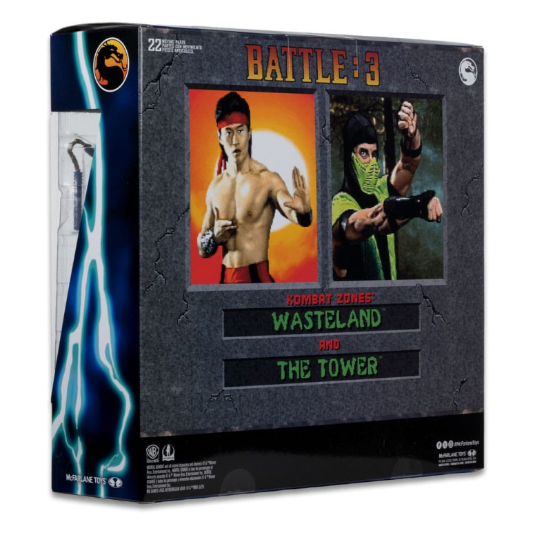 Mc Farlane - Mortal Kombat Klassics - Liu Kang vs. Reptile 2-Pack 1/12