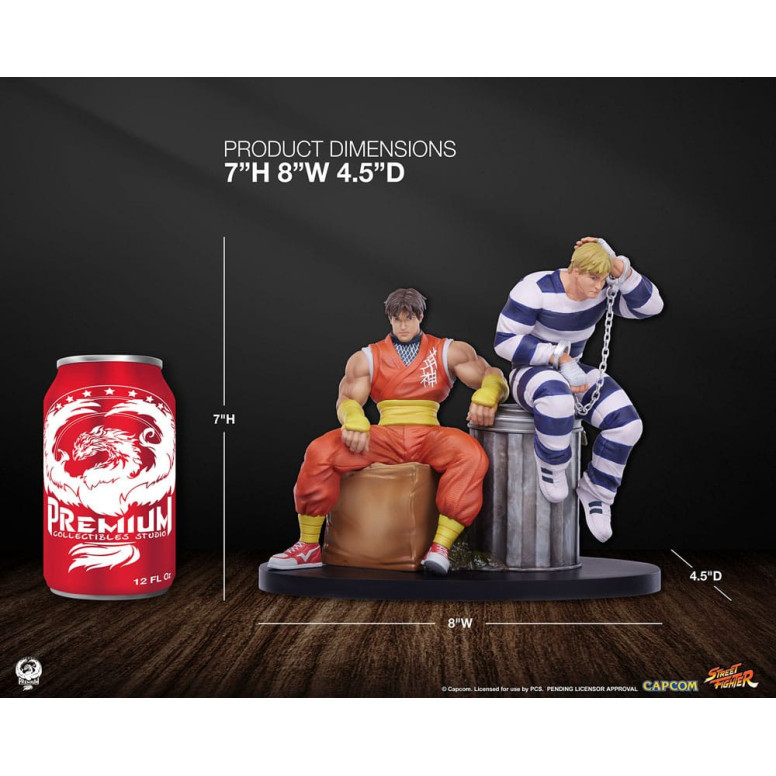 PCS - Street Fighter: Street Jam - Cody & Guy 1:10 Scale Statue Set