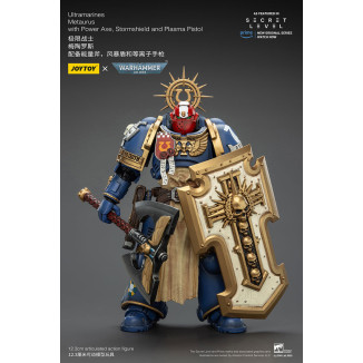 JoyToy - Secret Level - Ultramarines Metaurus with Power Axe, Stormshield and Plasma Pistol 1/18 - Warhammer 40000