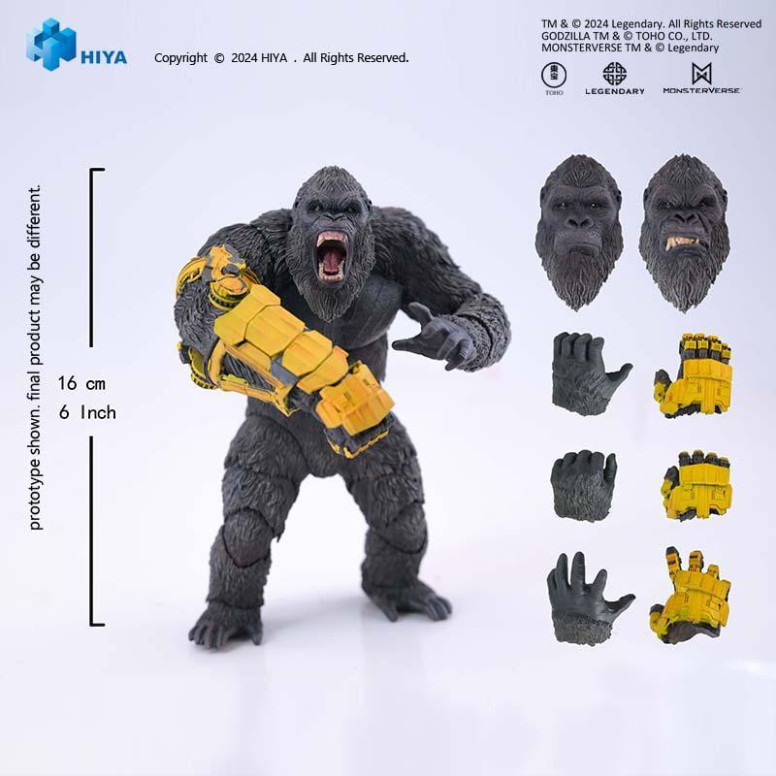 HIYA TOYS - Exquisite Basic Series - Kong B.E.A.S.T. Glove Ver. - Godzilla x Kong: Das neue Imperium (2024)